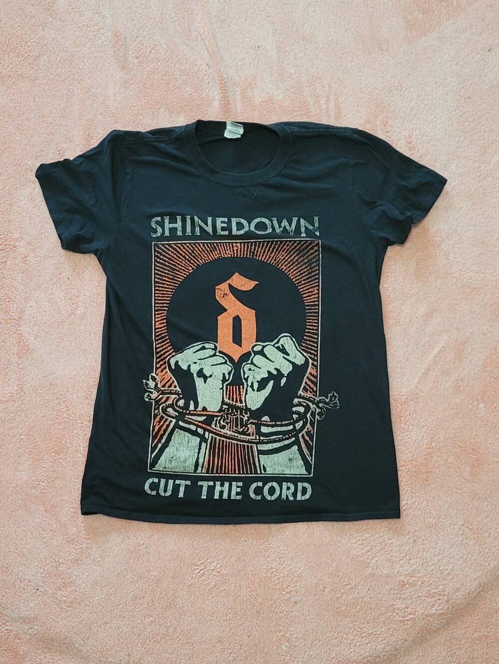 Shinedown Cut The Cord 2015-16 Tour Shirt